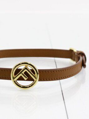 Fendi Double Wrap Leather Bracelet in Box
